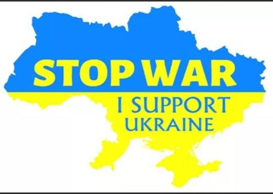 Vinyl sticker 3"x5",Ukrainian map, stop war, I support Ukraine, I stand with Ukraine. Vinyl decal