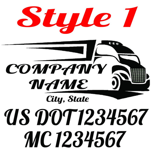 2 Chrome Custom US DOT Trucking Decals , US dot Stickers, Truck Door Lettering , Custom Truck Decal, Car decals, Stickers, mc numbers